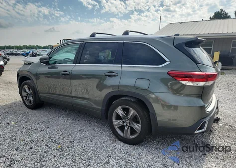 2018 Toyota Highlander Limited from USA, damaged, VIN 5TDDZRFH3JS888511